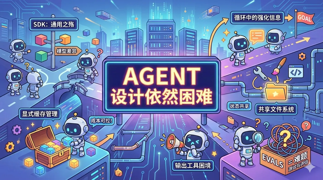 Agent design is still hard